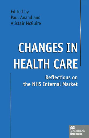 Buchcover Changes in Health Care  | EAN 9781349137107 | ISBN 1-349-13710-3 | ISBN 978-1-349-13710-7