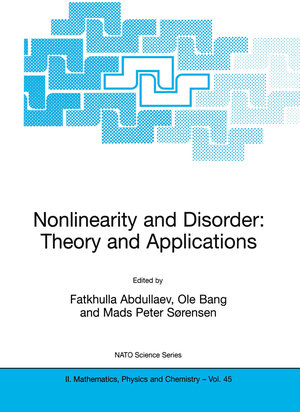Buchcover Nonlinearity and Disorder: Theory and Applications | EAN 9781402001925 | ISBN 1-4020-0192-4 | ISBN 978-1-4020-0192-5