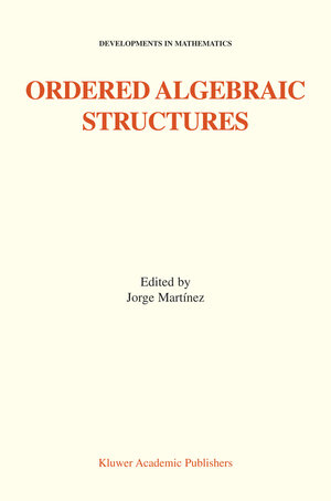 Buchcover Ordered Algebraic Structures  | EAN 9781402007521 | ISBN 1-4020-0752-3 | ISBN 978-1-4020-0752-1