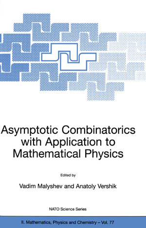 Buchcover Asymptotic Combinatorics with Application to Mathematical Physics | EAN 9781402007934 | ISBN 1-4020-0793-0 | ISBN 978-1-4020-0793-4