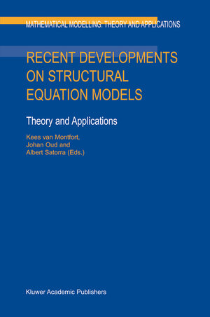 Buchcover Recent Developments on Structural Equation Models | EAN 9781402019579 | ISBN 1-4020-1957-2 | ISBN 978-1-4020-1957-9
