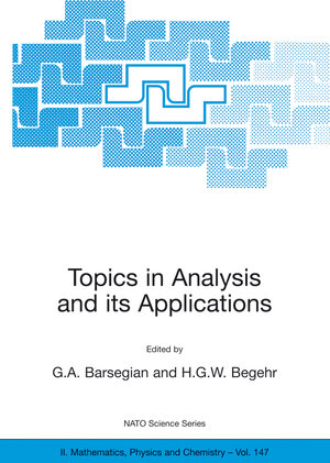 Buchcover Topics in Analysis and its Applications  | EAN 9781402021282 | ISBN 1-4020-2128-3 | ISBN 978-1-4020-2128-2