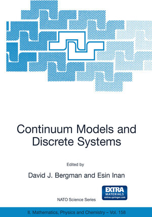 Buchcover Continuum Models and Discrete Systems  | EAN 9781402023163 | ISBN 1-4020-2316-2 | ISBN 978-1-4020-2316-3