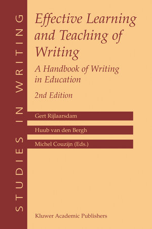 Buchcover Effective Learning and Teaching of Writing | EAN 9781402027246 | ISBN 1-4020-2724-9 | ISBN 978-1-4020-2724-6