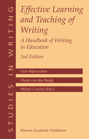 Buchcover Effective Learning and Teaching of Writing | EAN 9781402027253 | ISBN 1-4020-2725-7 | ISBN 978-1-4020-2725-3