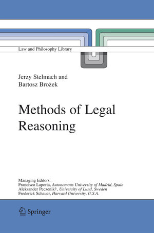 Buchcover Methods of Legal Reasoning | Jerzy Stelmach | EAN 9781402049361 | ISBN 1-4020-4936-6 | ISBN 978-1-4020-4936-1