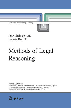 Buchcover Methods of Legal Reasoning | Jerzy Stelmach | EAN 9781402049392 | ISBN 1-4020-4939-0 | ISBN 978-1-4020-4939-2