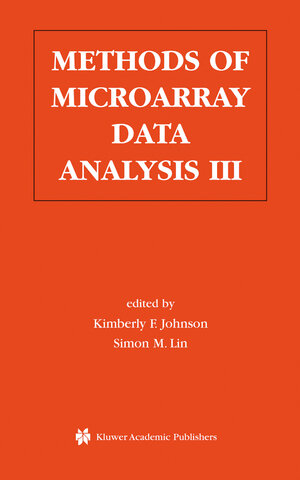 Buchcover Methods of Microarray Data Analysis III | EAN 9781402075827 | ISBN 1-4020-7582-0 | ISBN 978-1-4020-7582-7