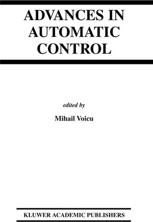 Buchcover Advances in Automatic Control | EAN 9781402076077 | ISBN 1-4020-7607-X | ISBN 978-1-4020-7607-7