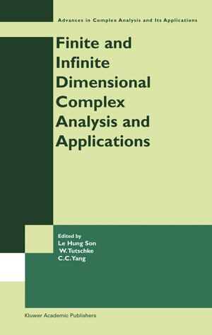 Buchcover Finite or Infinite Dimensional Complex Analysis and Applications | EAN 9781402076589 | ISBN 1-4020-7658-4 | ISBN 978-1-4020-7658-9