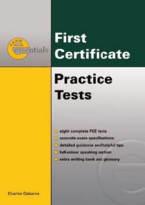 Buchcover First Certificate Practice Tests with Key and Audio CDs | Charles Osborne | EAN 9781424028269 | ISBN 1-4240-2826-4 | ISBN 978-1-4240-2826-9