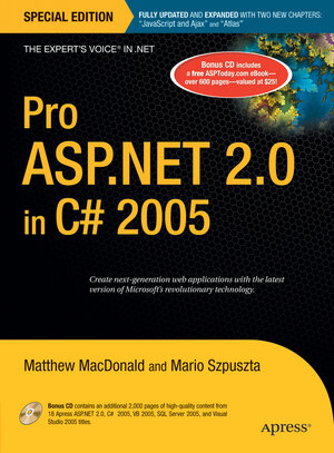 Buchcover Pro ASP.NET 2.0 in C# 2005, Special Edition | Mario Szpuszta | EAN 9781430202325 | ISBN 1-4302-0232-7 | ISBN 978-1-4302-0232-5