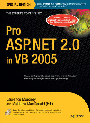 Buchcover Pro ASP.NET 2.0 in VB 2005, Special Edition | Laurence Moroney | EAN 9781430202394 | ISBN 1-4302-0239-4 | ISBN 978-1-4302-0239-4