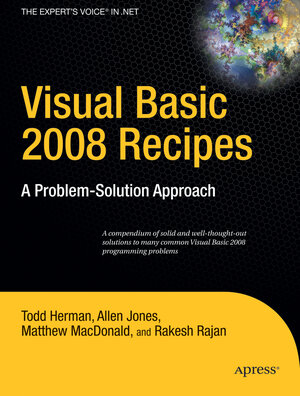 Buchcover Visual Basic 2008 Recipes | Rakesh Rajan | EAN 9781430206040 | ISBN 1-4302-0604-7 | ISBN 978-1-4302-0604-0