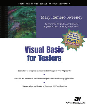 Buchcover Visual Basic for Testers | Joe Sweeney | EAN 9781430211389 | ISBN 1-4302-1138-5 | ISBN 978-1-4302-1138-9