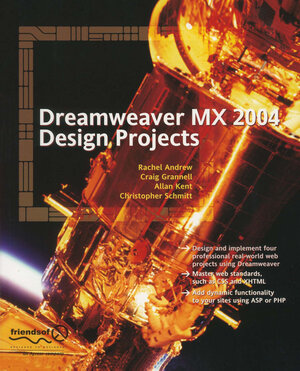 Buchcover Dreamweaver MX 2004 Design Projects | Allan Kent | EAN 9781430254324 | ISBN 1-4302-5432-7 | ISBN 978-1-4302-5432-4
