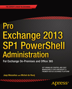 Buchcover Pro Exchange 2013 SP1 PowerShell Administration | Michel de Rooij | EAN 9781430268475 | ISBN 1-4302-6847-6 | ISBN 978-1-4302-6847-5