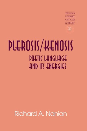 Buchcover Plerosis/Kenosis | Richard A. Nanian | EAN 9781433119361 | ISBN 1-4331-1936-6 | ISBN 978-1-4331-1936-1