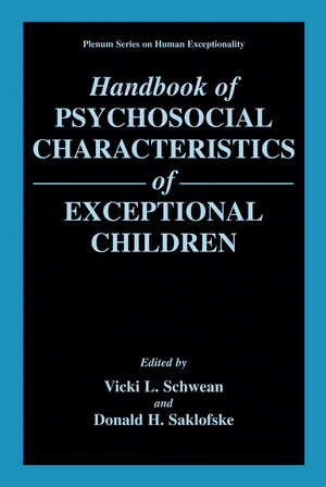 Buchcover Handbook of Psychosocial Characteristics of Exceptional Children  | EAN 9781441933096 | ISBN 1-4419-3309-3 | ISBN 978-1-4419-3309-6