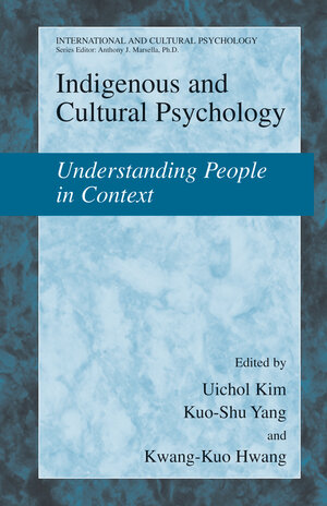 Buchcover Indigenous and Cultural Psychology  | EAN 9781441939494 | ISBN 1-4419-3949-0 | ISBN 978-1-4419-3949-4