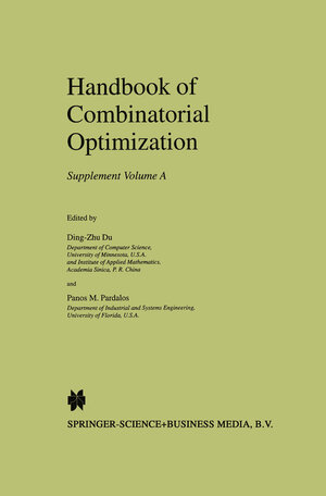 Buchcover Handbook of Combinatorial Optimization | EAN 9781441948137 | ISBN 1-4419-4813-9 | ISBN 978-1-4419-4813-7