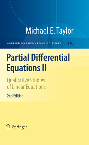 Buchcover Partial Differential Equations II | Michael E. Taylor | EAN 9781441970527 | ISBN 1-4419-7052-5 | ISBN 978-1-4419-7052-7