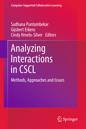 Buchcover Analyzing Interactions in CSCL | EAN 9781441977090 | ISBN 1-4419-7709-0 | ISBN 978-1-4419-7709-0