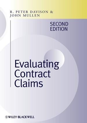 Buchcover Evaluating Contract Claims | R. Peter Davison | EAN 9781444301472 | ISBN 1-4443-0147-0 | ISBN 978-1-4443-0147-2