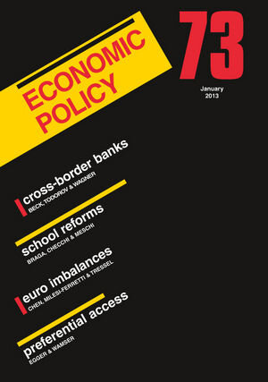 Buchcover Economic Policy 73  | EAN 9781444351002 | ISBN 1-4443-5100-1 | ISBN 978-1-4443-5100-2