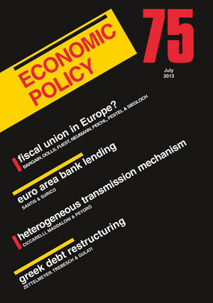 Buchcover Economic Policy 75  | EAN 9781444351026 | ISBN 1-4443-5102-8 | ISBN 978-1-4443-5102-6