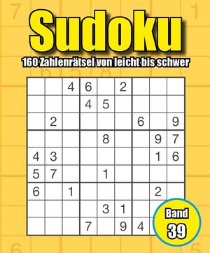 Buchcover Sudoku 39 Gelb  | EAN 9781445469928 | ISBN 1-4454-6992-8 | ISBN 978-1-4454-6992-8