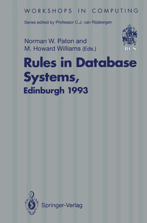 Buchcover Rules in Database Systems | EAN 9781447132257 | ISBN 1-4471-3225-4 | ISBN 978-1-4471-3225-7