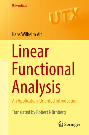 Buchcover Linear Functional Analysis | Hans Wilhelm Alt | EAN 9781447172802 | ISBN 1-4471-7280-9 | ISBN 978-1-4471-7280-2