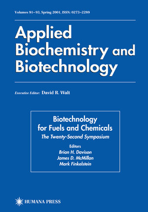 Buchcover Twenty-Second Symposium on Biotechnology for Fuels and Chemicals | EAN 9781461202172 | ISBN 1-4612-0217-5 | ISBN 978-1-4612-0217-2