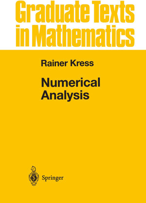 Buchcover Numerical Analysis | Rainer Kress | EAN 9781461205999 | ISBN 1-4612-0599-9 | ISBN 978-1-4612-0599-9