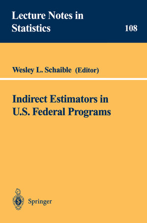Buchcover Indirect Estimators in U.S. Federal Programs | EAN 9781461207214 | ISBN 1-4612-0721-5 | ISBN 978-1-4612-0721-4