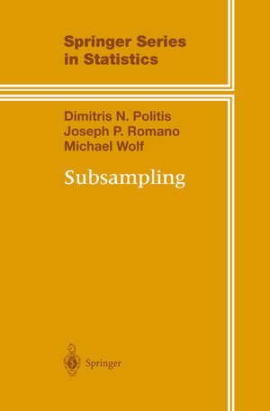 Buchcover Subsampling | Dimitris N. Politis | EAN 9781461215547 | ISBN 1-4612-1554-4 | ISBN 978-1-4612-1554-7
