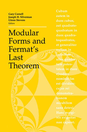 Buchcover Modular Forms and Fermat’s Last Theorem  | EAN 9781461219743 | ISBN 1-4612-1974-4 | ISBN 978-1-4612-1974-3