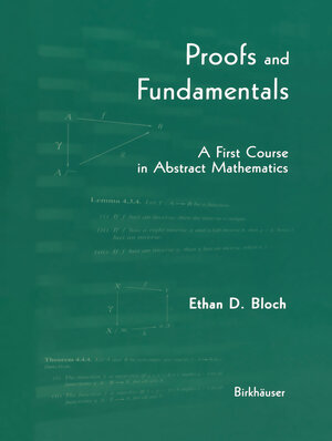 Buchcover Proofs and Fundamentals | Ethan D. Bloch | EAN 9781461221302 | ISBN 1-4612-2130-7 | ISBN 978-1-4612-2130-2