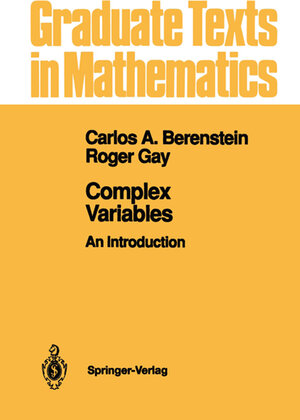Buchcover Complex Variables | Carlos A. Berenstein | EAN 9781461230243 | ISBN 1-4612-3024-1 | ISBN 978-1-4612-3024-3
