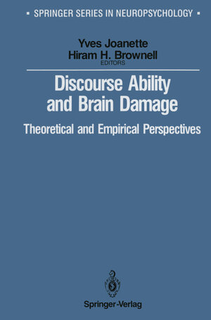 Buchcover Discourse Ability and Brain Damage | EAN 9781461232629 | ISBN 1-4612-3262-7 | ISBN 978-1-4612-3262-9