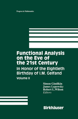 Buchcover Functional Analysis on the Eve of the 21st Century  | EAN 9781461240983 | ISBN 1-4612-4098-0 | ISBN 978-1-4612-4098-3
