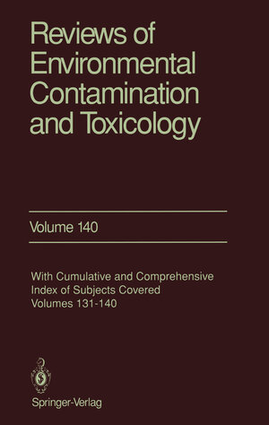 Buchcover Reviews of Environmental Contamination and Toxicology | George W. Ware | EAN 9781461274599 | ISBN 1-4612-7459-1 | ISBN 978-1-4612-7459-9