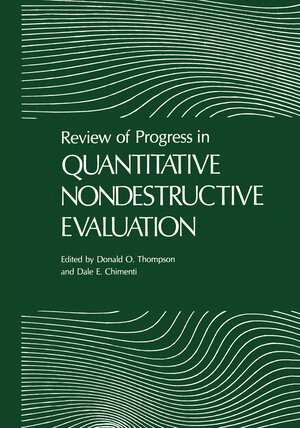 Buchcover Review of Progress in Quantitative Nondestructive Evaluation | Donald O. Thompson | EAN 9781461280972 | ISBN 1-4612-8097-4 | ISBN 978-1-4612-8097-2