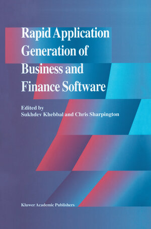 Buchcover Rapid Application Generation of Business and Finance Software | EAN 9781461285915 | ISBN 1-4612-8591-7 | ISBN 978-1-4612-8591-5