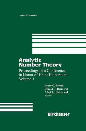Buchcover Analytic Number Theory | EAN 9781461286455 | ISBN 1-4612-8645-X | ISBN 978-1-4612-8645-5