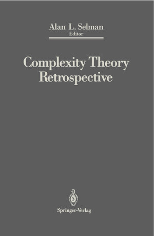 Buchcover Complexity Theory Retrospective  | EAN 9781461287933 | ISBN 1-4612-8793-6 | ISBN 978-1-4612-8793-3