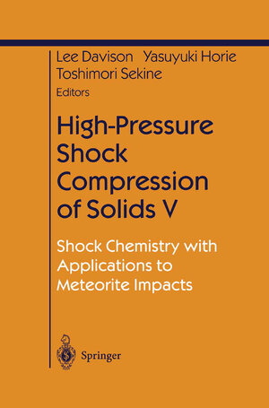 Buchcover High-Pressure Shock Compression of Solids V | EAN 9781461300113 | ISBN 1-4613-0011-8 | ISBN 978-1-4613-0011-3