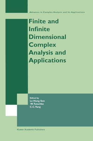 Buchcover Finite or Infinite Dimensional Complex Analysis and Applications | EAN 9781461302216 | ISBN 1-4613-0221-8 | ISBN 978-1-4613-0221-6