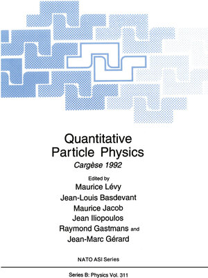 Buchcover Quantitative Particle Physics  | EAN 9781461362791 | ISBN 1-4613-6279-2 | ISBN 978-1-4613-6279-1